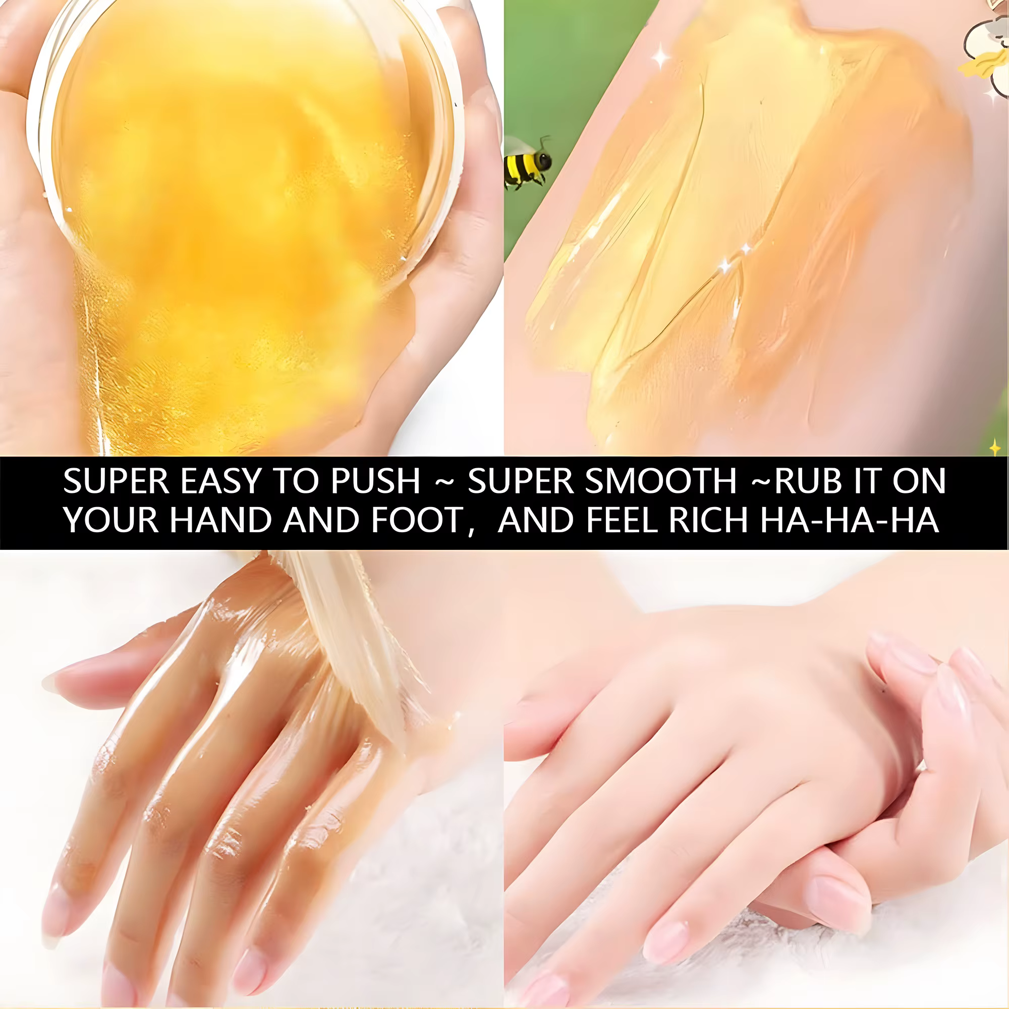 Masque pour les mains et les pieds au curcuma et à la vitamine C