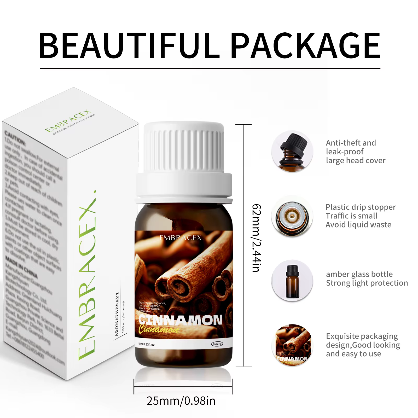 Huiles essentielles 100% pures et naturelles 10ml pour diffuseurs