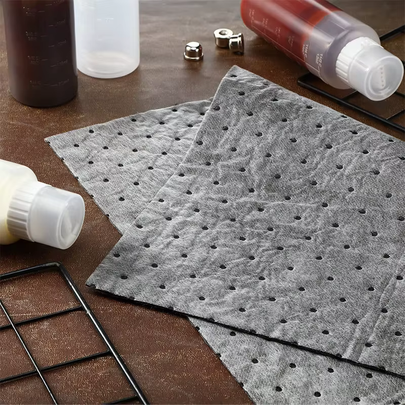 Tampon d'huile absorbant 25x33cm, 10 pièces, tapis d'entretien pour réparation de voiture, imperméable, durable, feutre, réutilisable, pour déversement d'huile, tapis de sol de Garage
