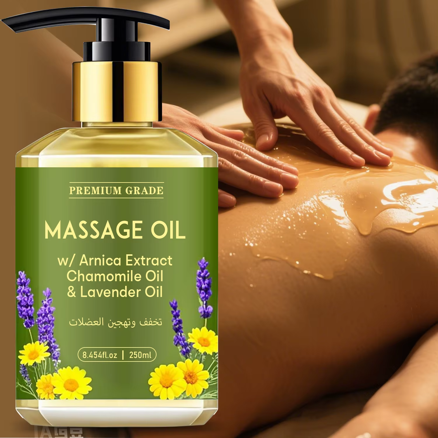 L'huile de massage