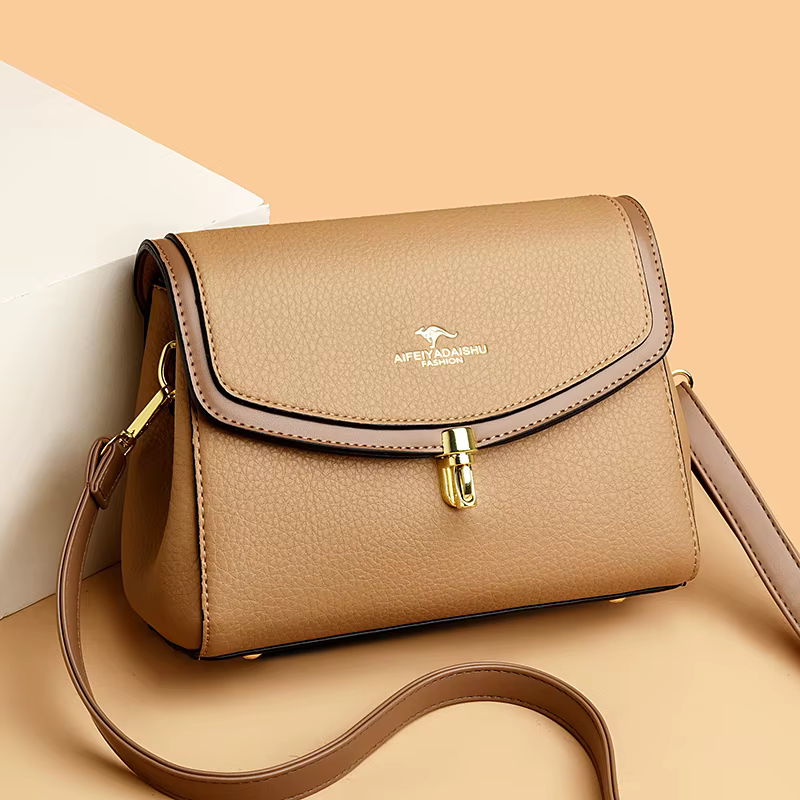 2 sangles Sac à bandoulière pour femmes mère Sac à Main de haute qualité en cuir PU de luxe concepteur dames Sac à bandoulière fourre-tout décontracté Sac A Main