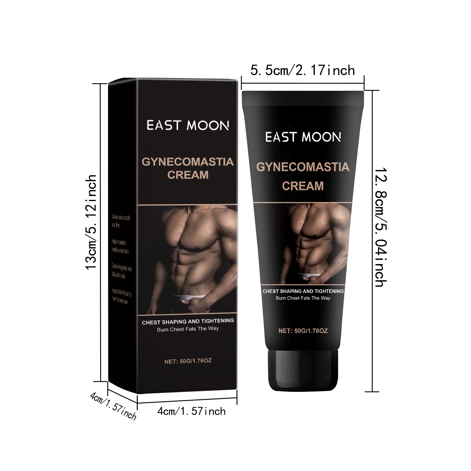 Crème raffermissante pour la poitrine des hommes