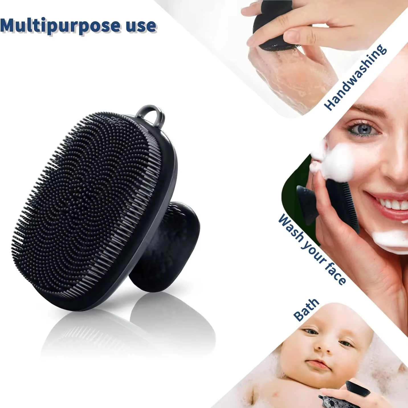 Épurateur de visage en Silicone pour hommes et femmes