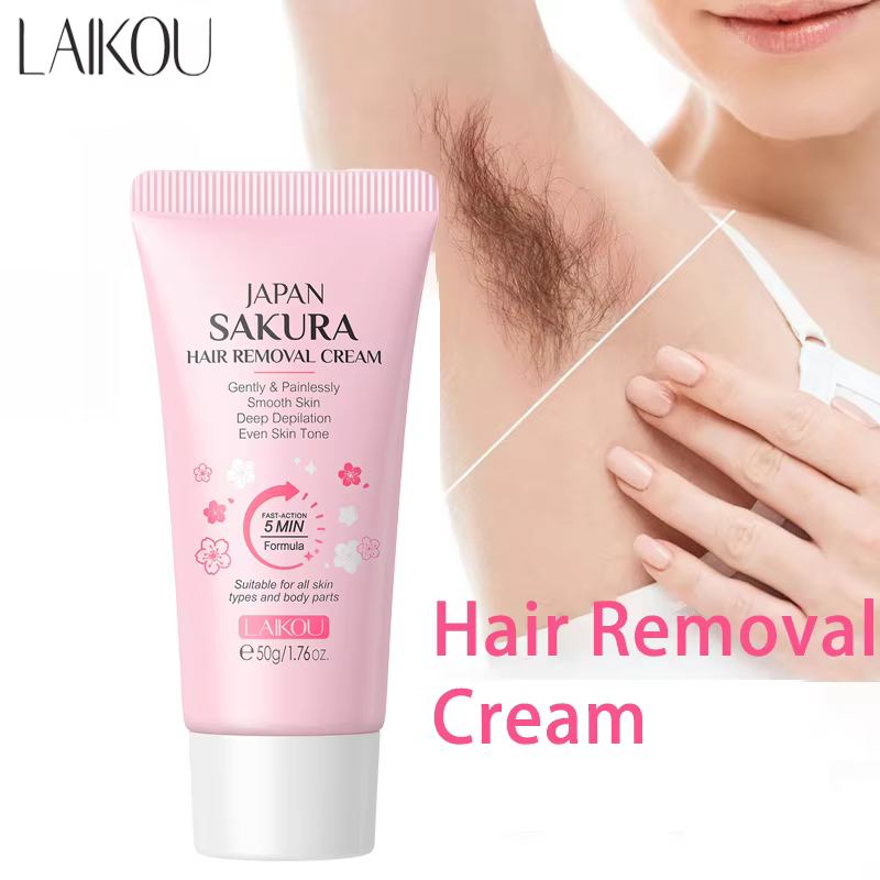 Crème dépilatoire hydratante pour le corps