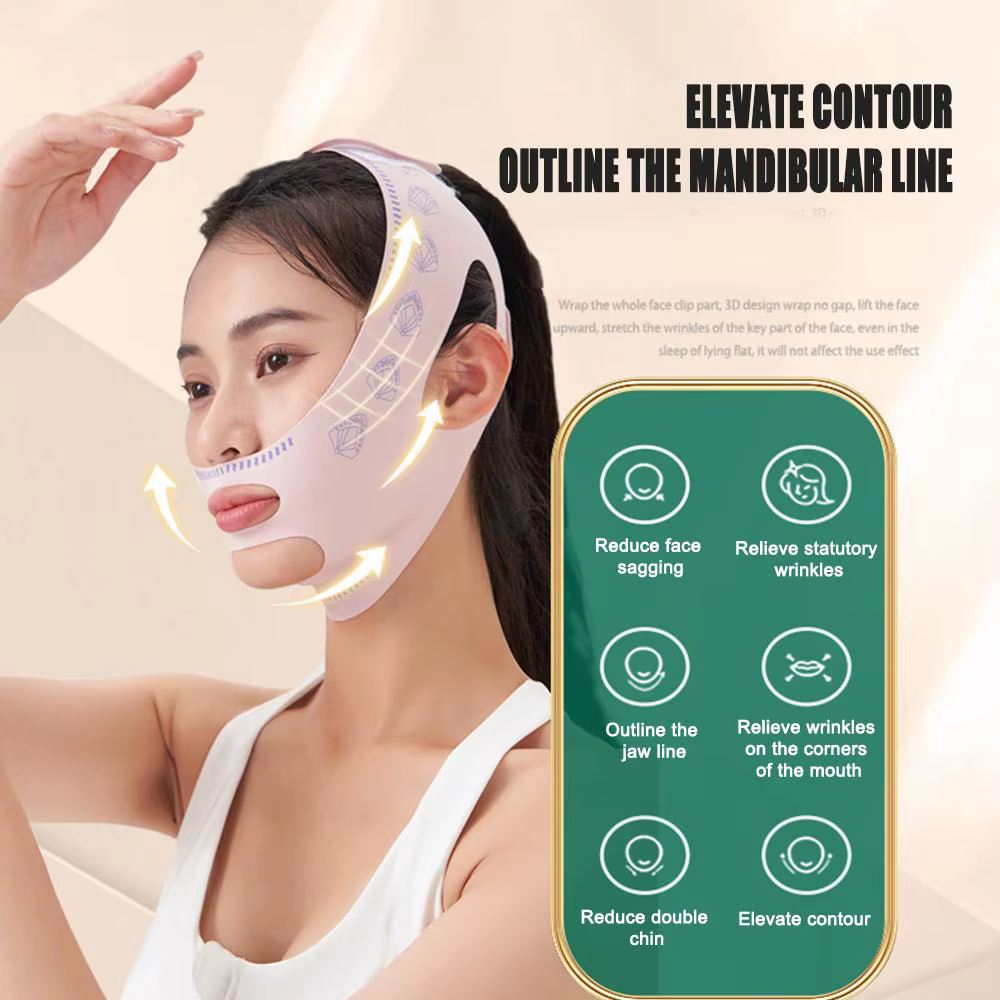 Bandage amincissant pour le ruisseau et les joues