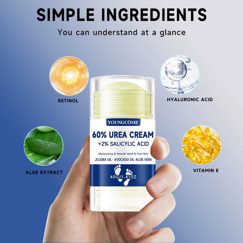 Crème pour les pieds à l'urée 42% + 2% acide salicylique soin hydratant intensif