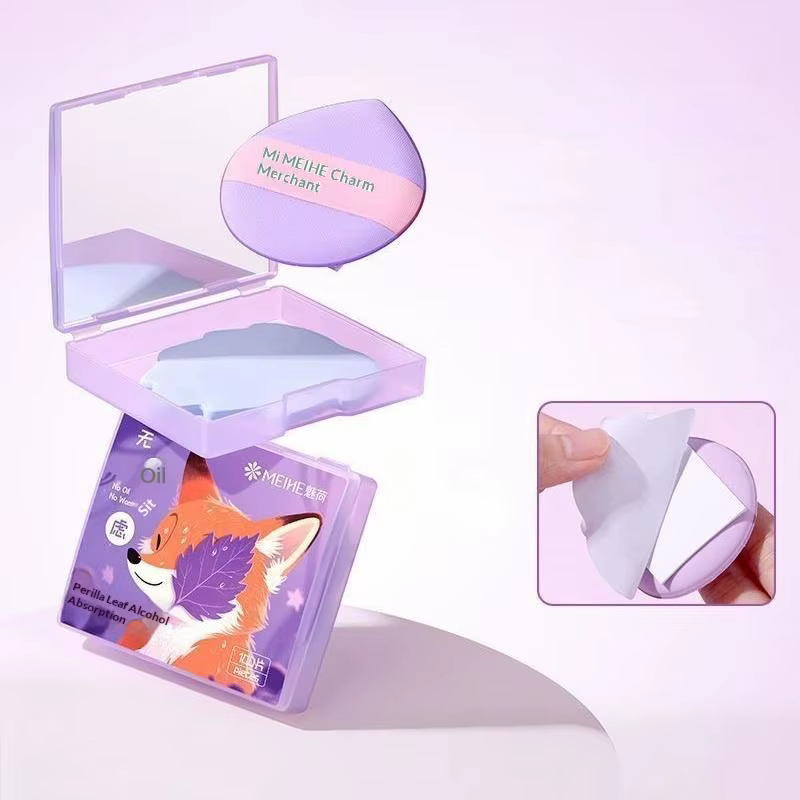 100 feuilles de papier absorbant pour le contrôle du sébum, absorbent l'huile du visage, essentielles pour les retouches de maquillage, les mariages, les entretiens