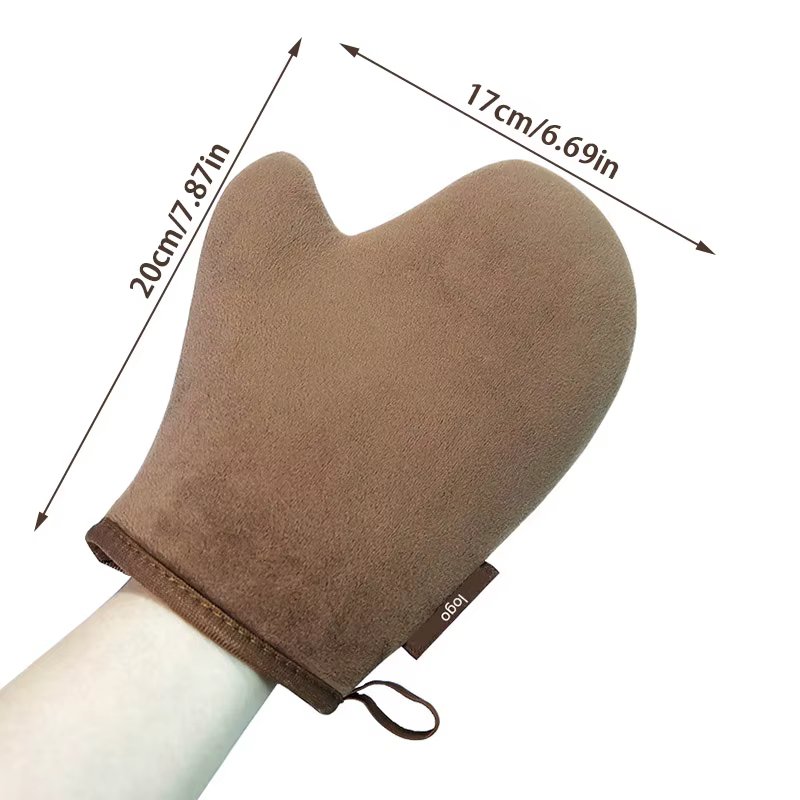 1 pièce Gant applicateur auto-bronzant réutilisable marron noir pour crème