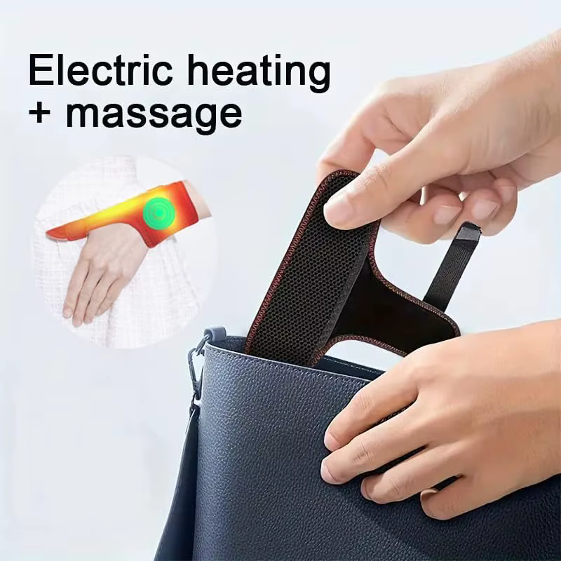 Support de massage chauffant pour poignet et doigts