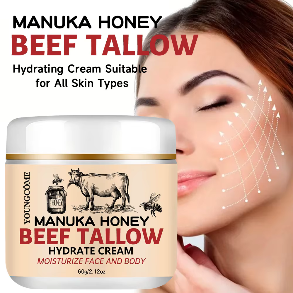 Manuka miel boeuf Tallow crème pour le visage hydratant