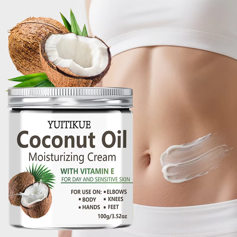 Crème hydratante à l'huile de coco YUITIKUE 100g
