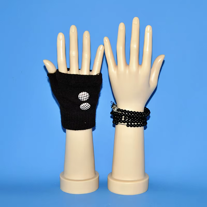 Mannequin liglamoreux pour femme, affichage de main et de bras, montres de base, matiques, gants, bracelet, peau de bijoux, modèle de main, femme, 12 po, 1 paire, nouveau