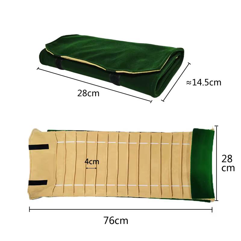 Sac en rouleau de montre en velours, étui porte-bijoux, organisateur de rangement de bijoux pour montre, Bracelet, sac pliable Portable de voyage