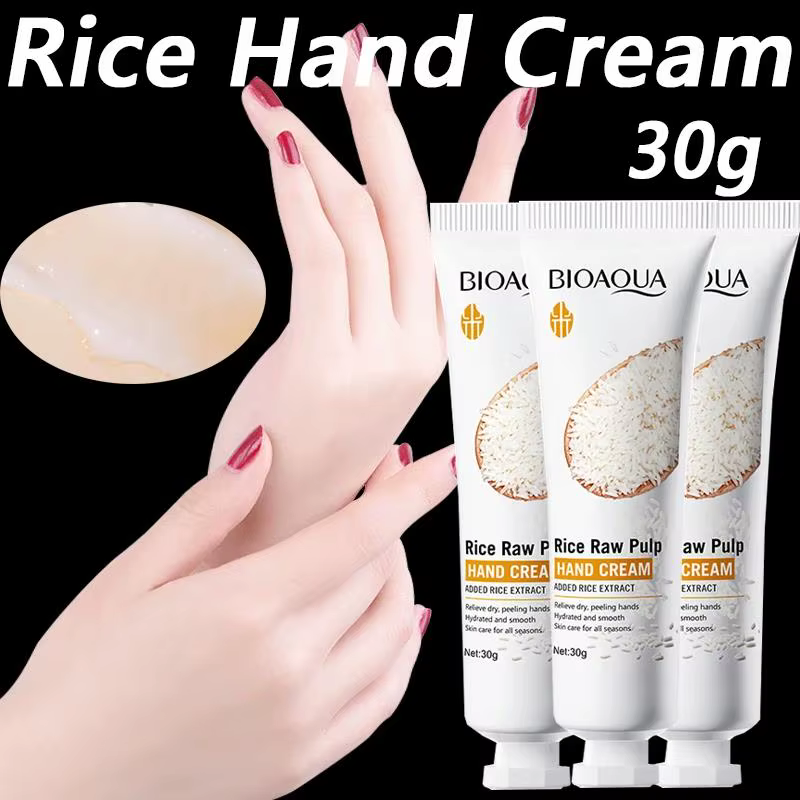 BIOAQUA crème pour les mains au riz blanc blanchissant hydratant nourrissant Anti-âge