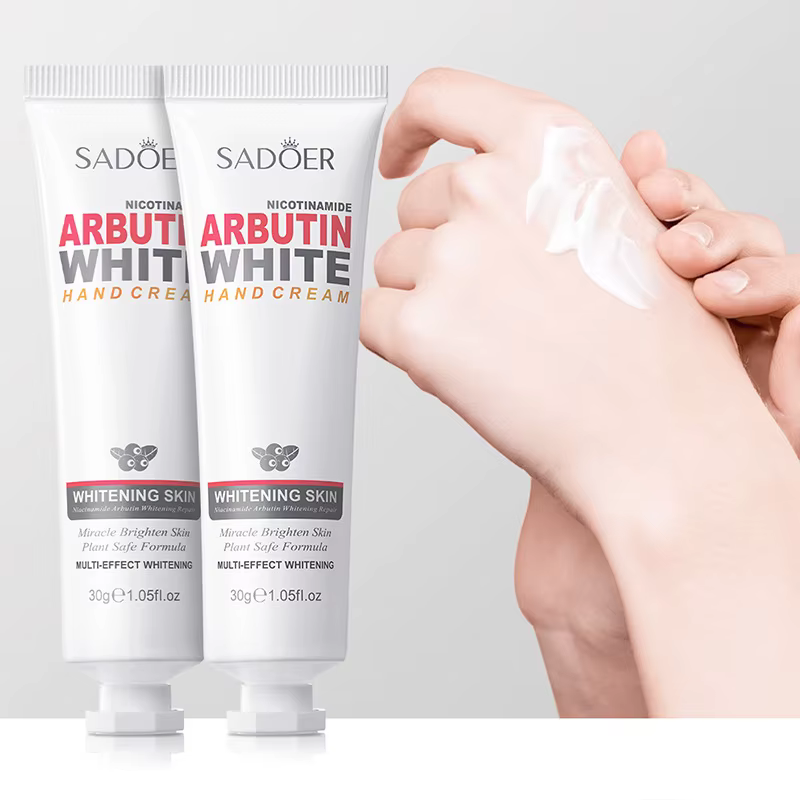 1/2 pièces SADOER Niacinamide arbutine crème pour les mains hydratant Non gras nourrissant Anti fissure sèche