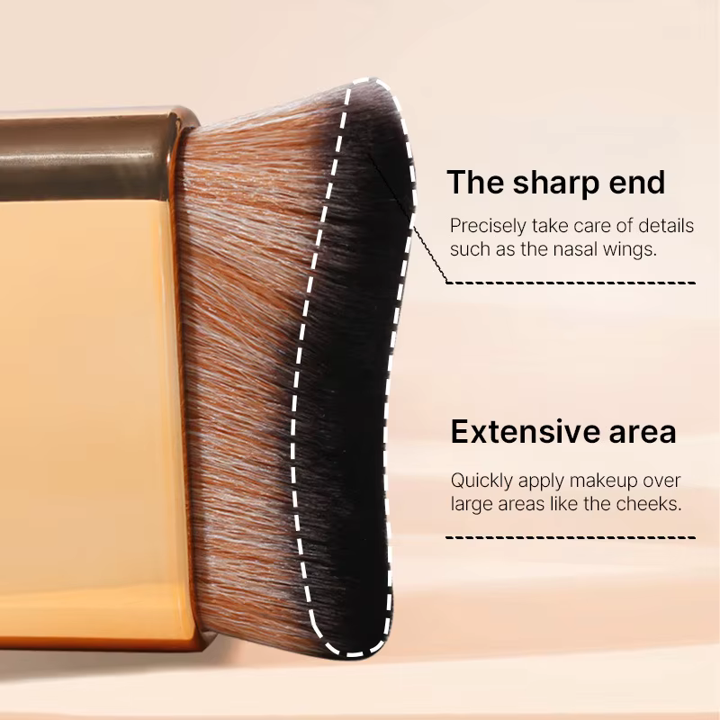 Pinceau de maquillage pour le contour du bronzage
