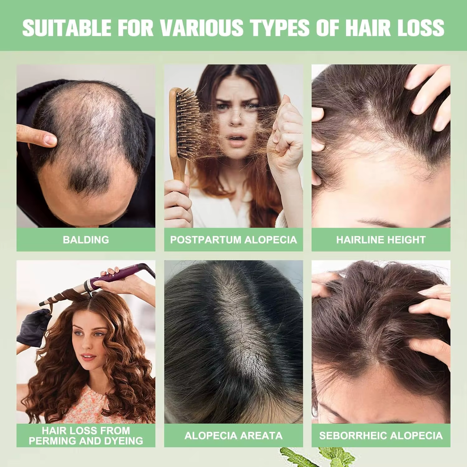 Shampoing pour la croissance des cheveux à l'huile de romarin