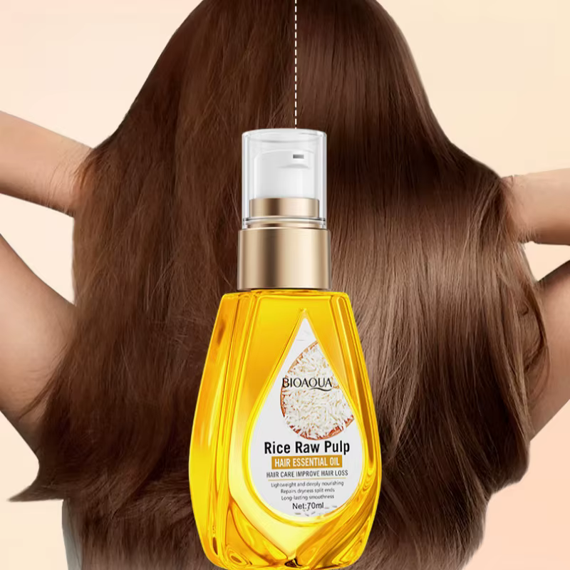 Huile Essentielle pour Cheveux à la Pulpe de Riz 70ml