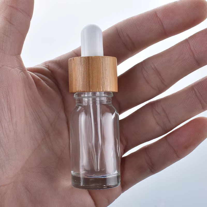 Flacons compte-gouttes huile essentielle pour soins cosmétiques de la peau 5ML-100ML récipient à Pipette en verre