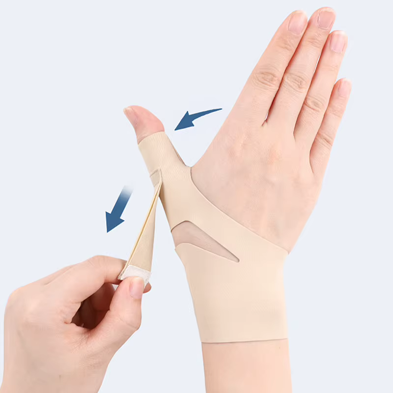 Offre Spéciale. 1 pièce Attelle de pouce et stabilisateur de poignet, Soulagement de la douleur, pour main droite ou gauche, Support de pouce souple, Manchon de compression protecteur