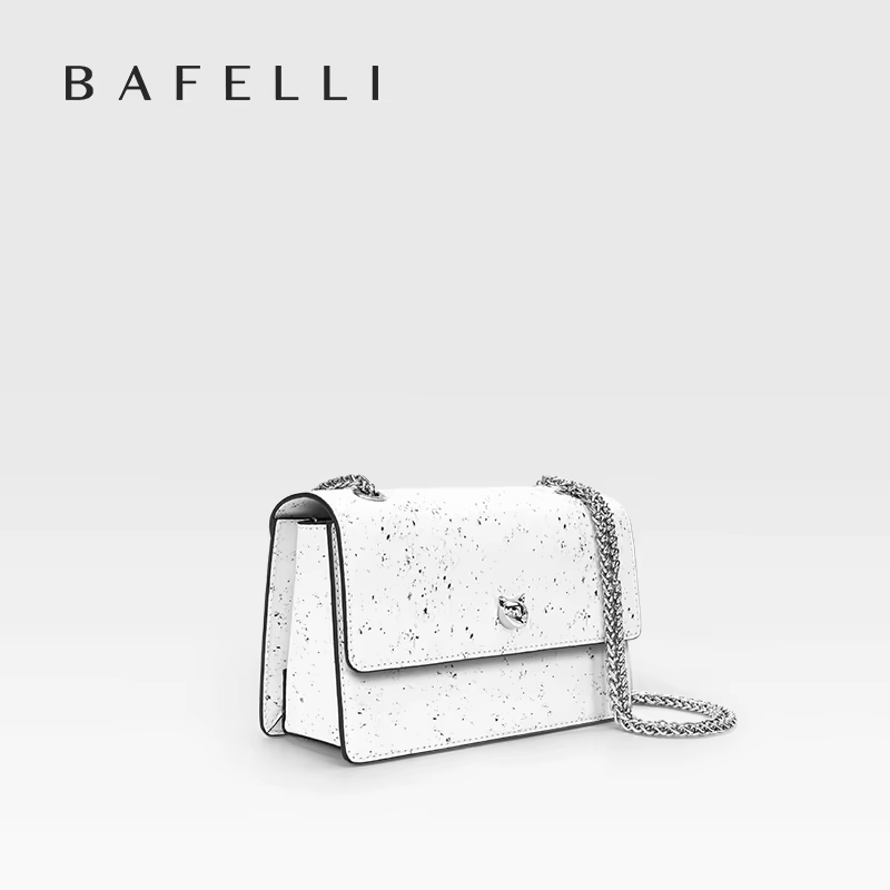 Sac bandoulière mini de luxe avec chaîne, petit sac carré pour femme, nouvelle mode 2026 - Bafelli