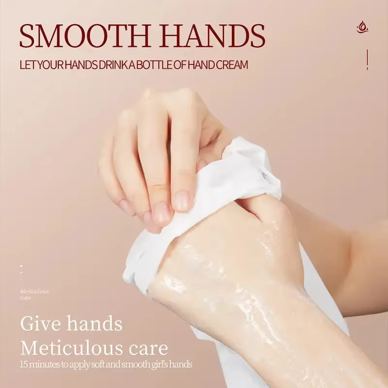 Masque pour les mains, gants hydratants pour peau sèche