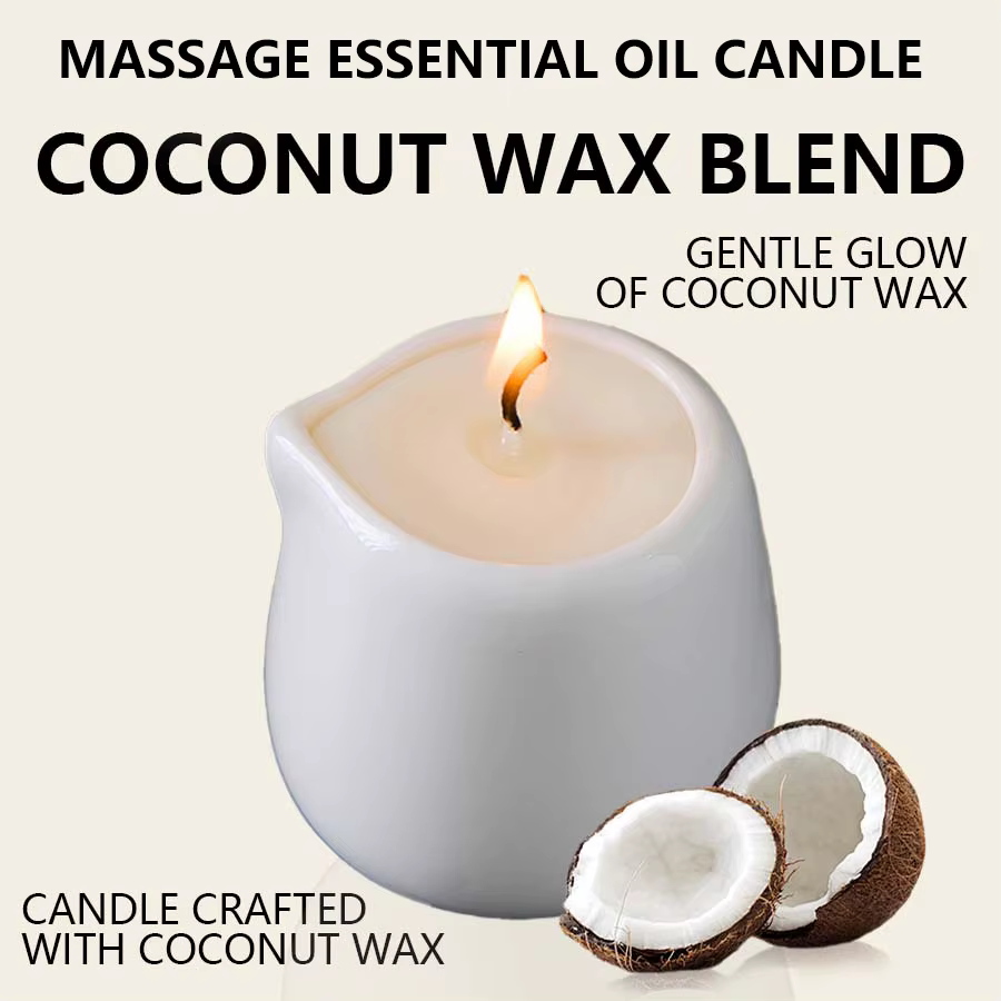 1 bougie à l'huile de massage