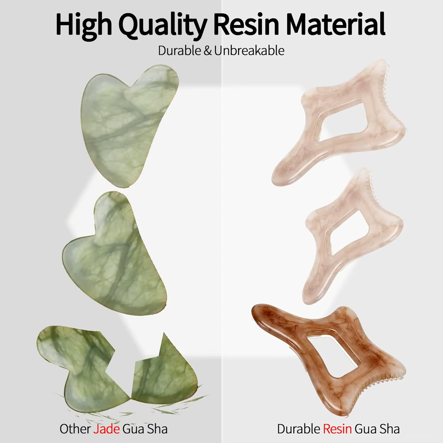 Outil Gua Sha pour le corps en résine