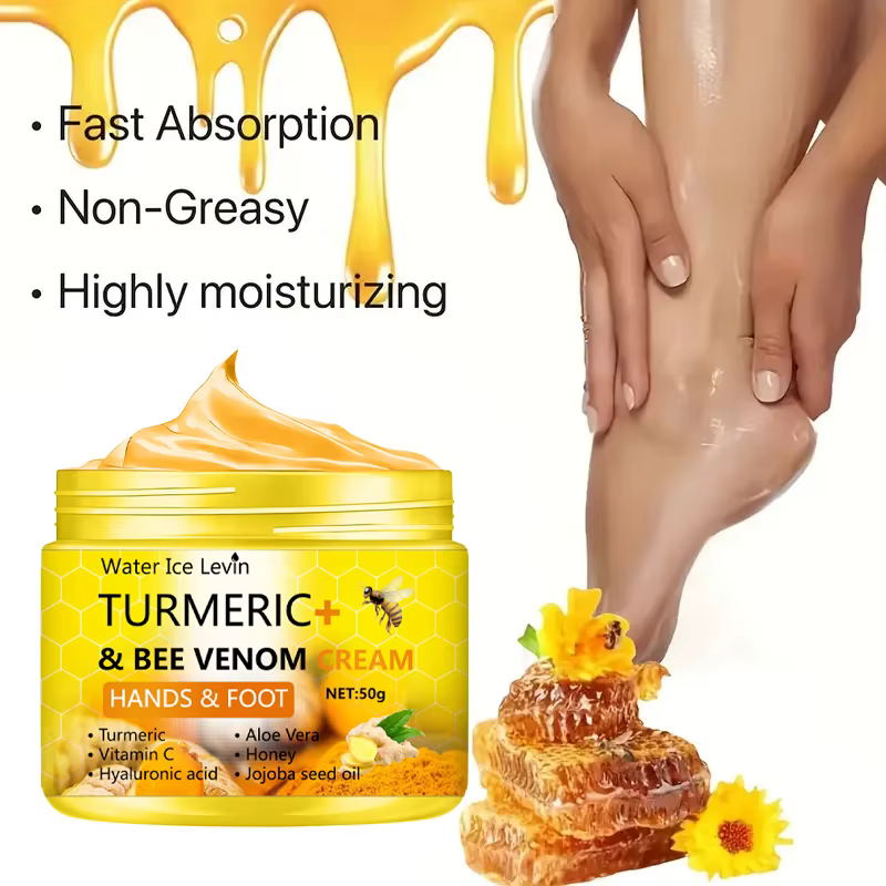 Curcuma veine d'abeille Anti-séchage fissure pied crème main craquelée réparation peau élimination soin