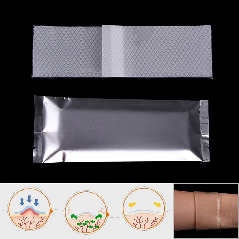 1 pièce Patch cicatrisant en gel de silicone réutilisable pour la réparation cutanée