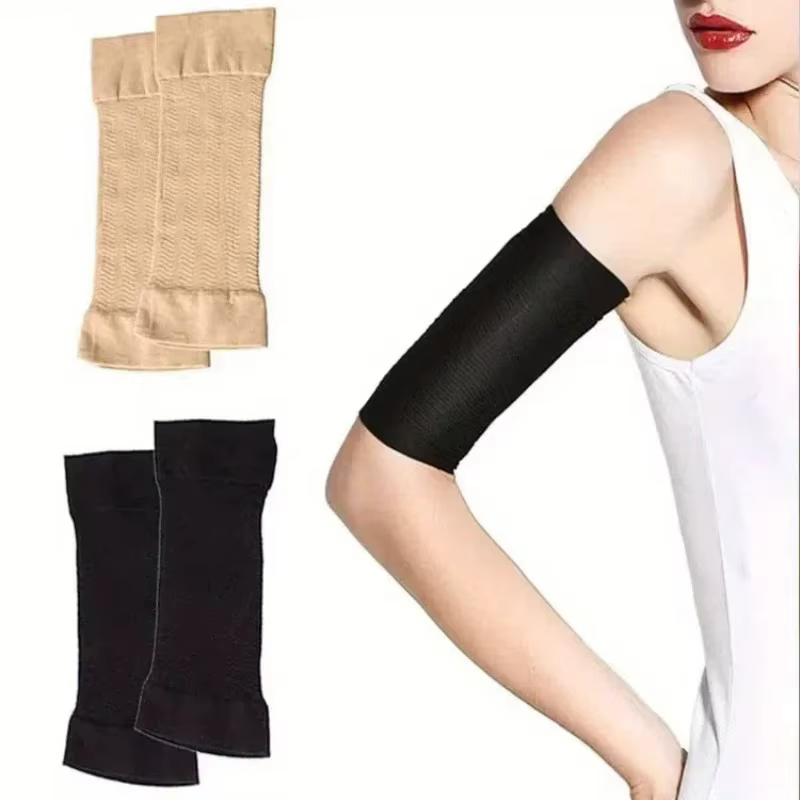 1 Paire de Manches de Compression Amincissantes pour Bras Femme