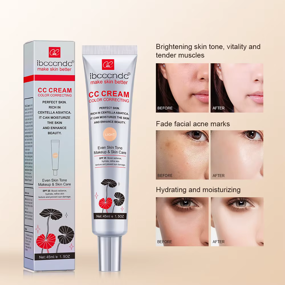 Base CC crème hydratante imperméable Anti-transpiration maquillage avant correcteur durable femmes