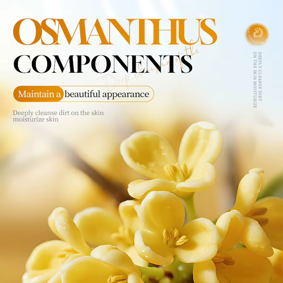 Gel douche hydratant à l'osmanthus 530 ml
