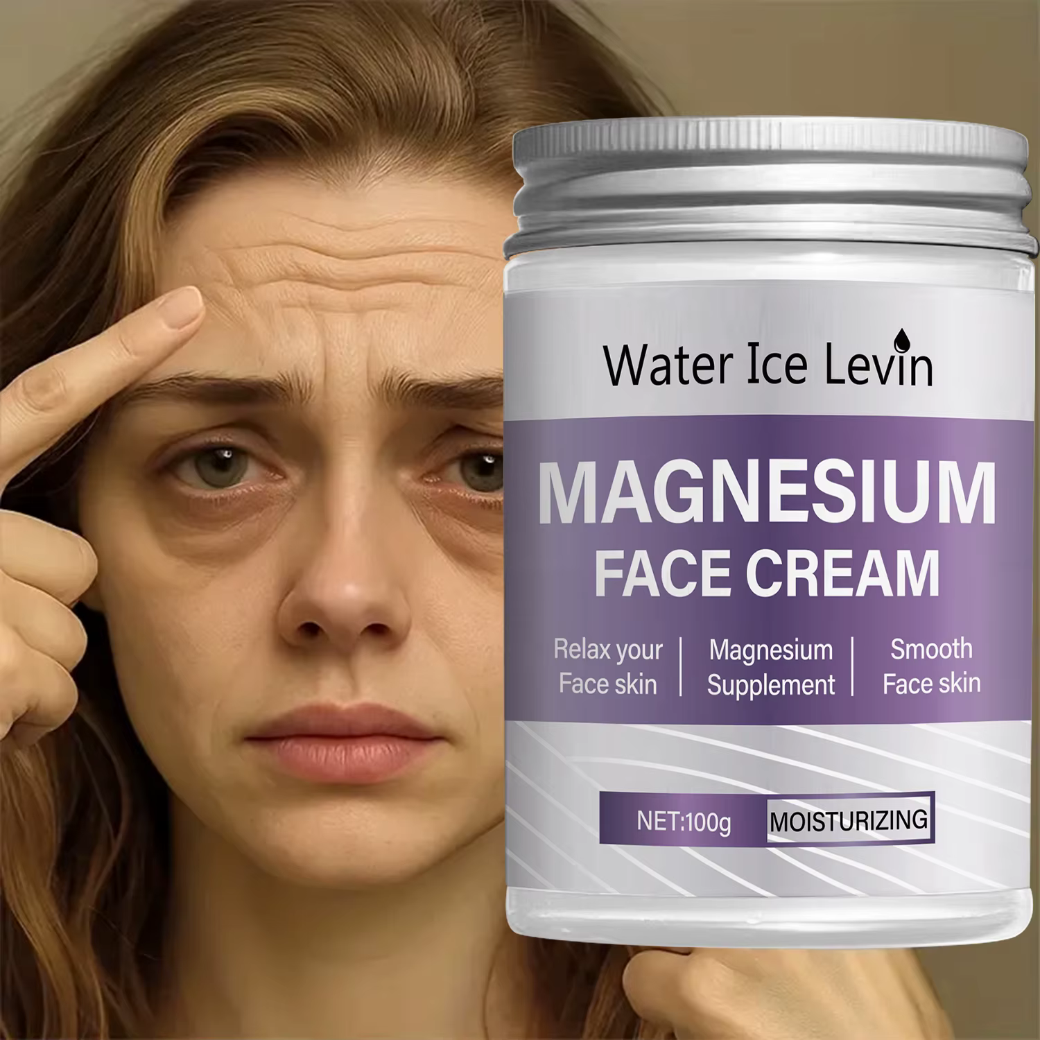 Crème pour le visage au magnésium