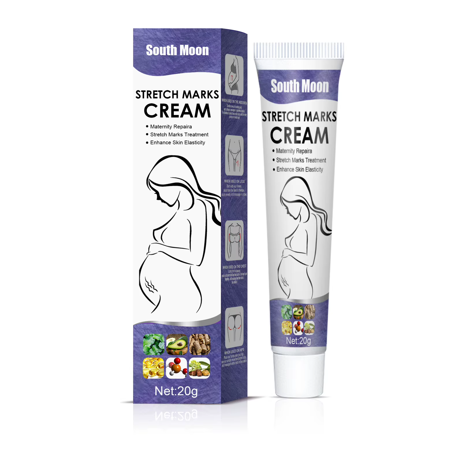 Crème anti-vergetures de grossesse