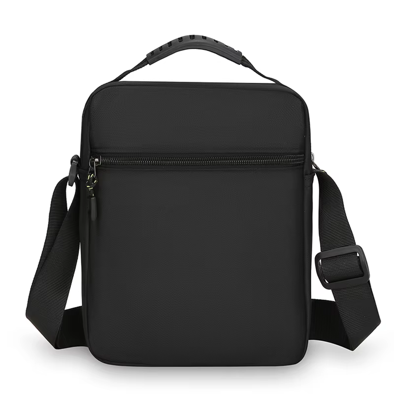 Sac à bandoulière simple pour hommes, sac de rangement de grande capacité, sacs à bandoulière multi-poches à la mode pour affaires