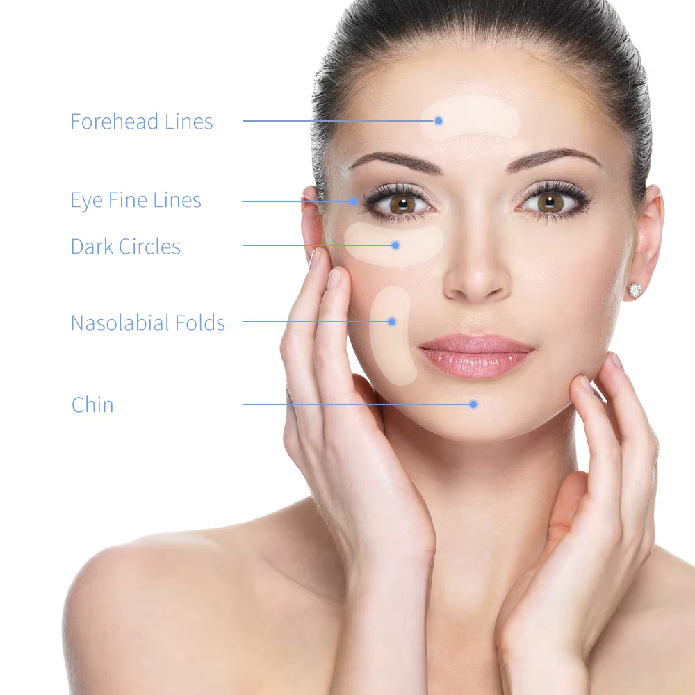 Patchs pour les yeux à micro-aiguilles à l'acide hyaluronique, masque Anti-vieillissement, cernes, hydratant sous les yeux, coussinets de Gel, soins pour la peau