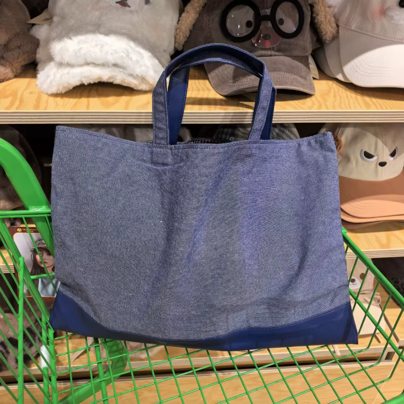 Sac à main fille lapin brodé sac fourre-tout 780465/780436 32*43 cm 100% coton sac à provisions de haute qualité