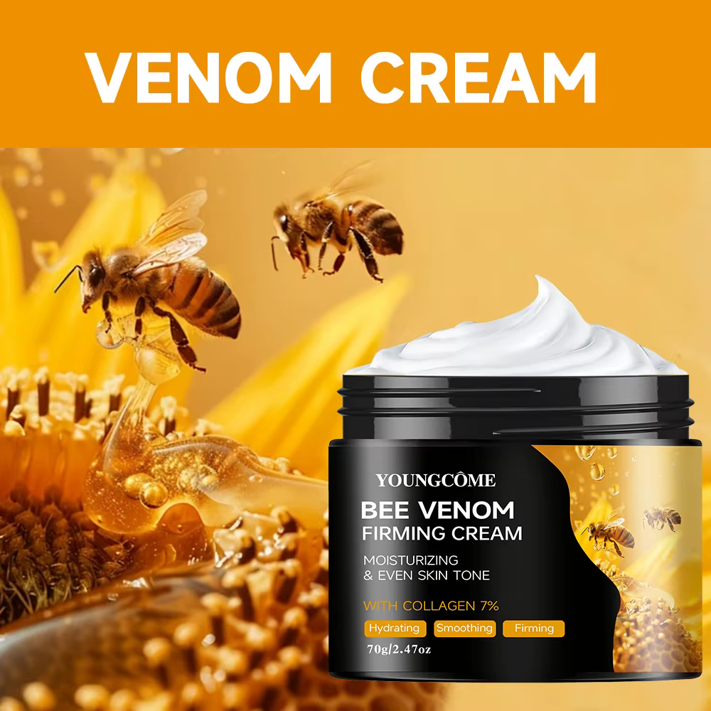 Crème Premium au Venin d'Abeille Visage et Cou – Boost de Collagène