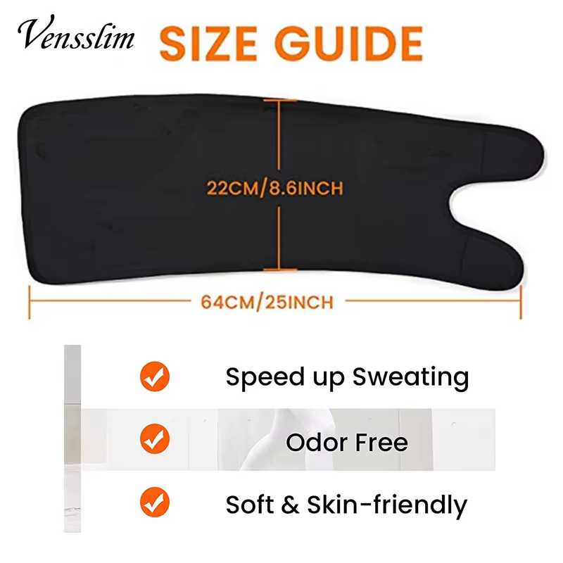 Vensslim 1 paire Sauna sueur cuissardes femmes cuisse Shaper bandes réglable Leggings formateur minceur enveloppes pour l'entraînement des jambes