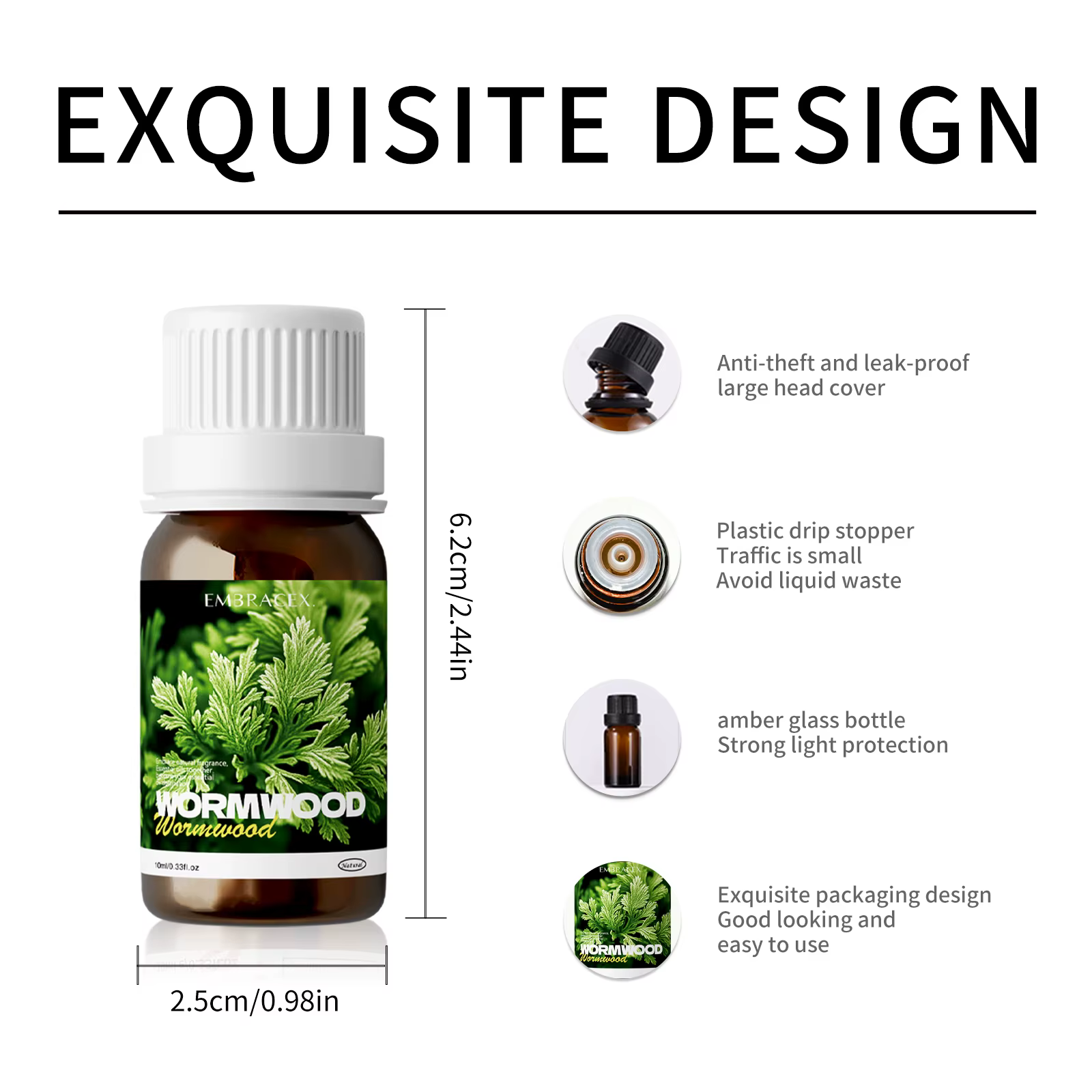 Huiles essentielles d'armoise 100% pures