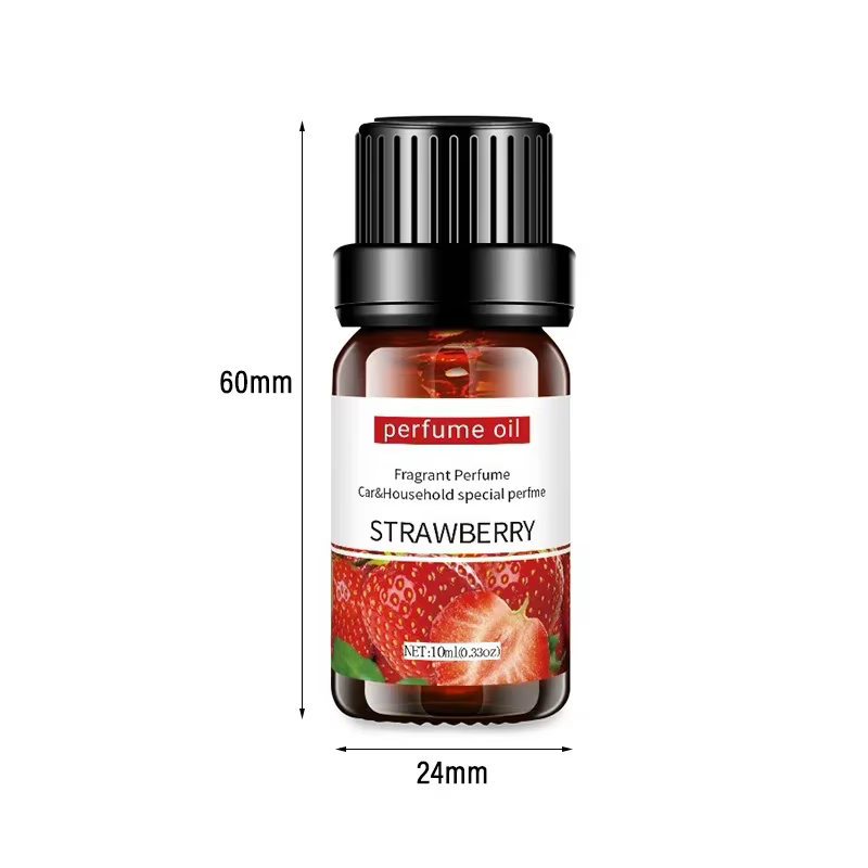 Huile essentielle végétale naturelle 10ml Eucalyptus Rose Freesia Gardenia vanille menthe poivrée 1 pièces