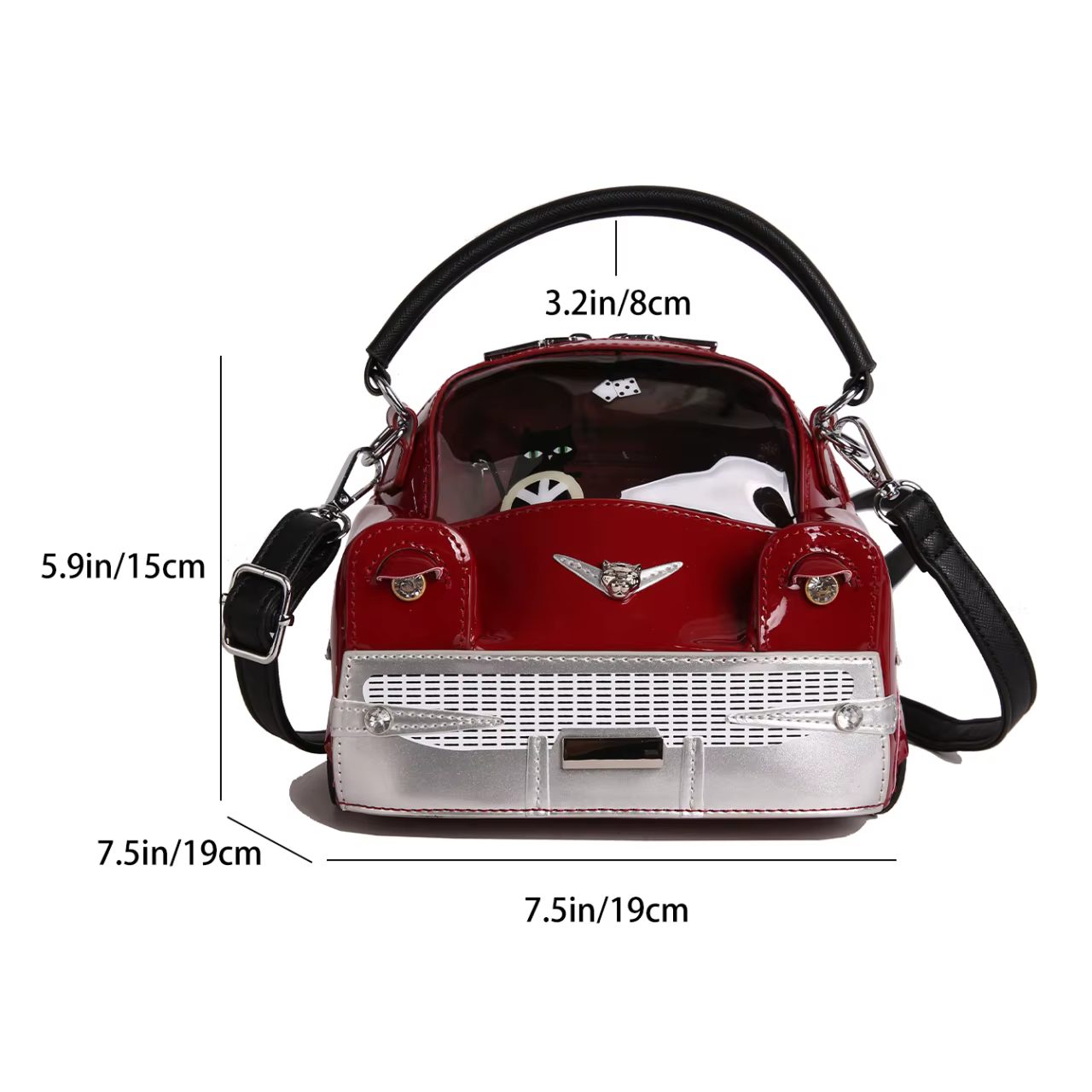 Mini petit sac à bandoulière en forme de voiture pour femme, sac à main amusant de personnalité, pochette de mode pour dames, sacs de voyage décontractés pour téléphone