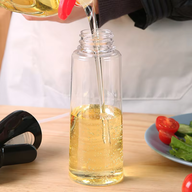Pulvérisateur d'huile d'olive 200/300/500 ml, bouteille d'huile portable, bouteille de recharge anti-fuite, idéal pour le barbecue, la salade, les accessoires de cuisine