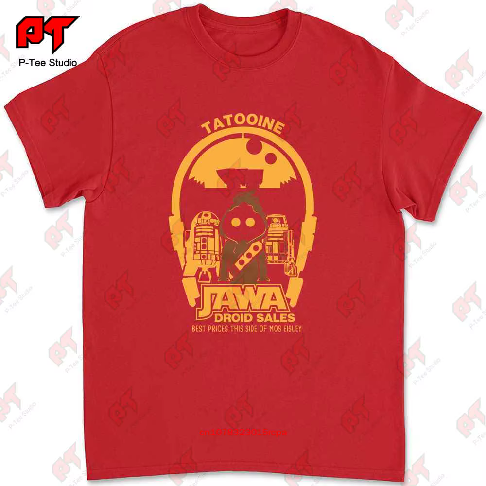 T-shirt humoristique du film hypothécaire ooine Droid, Jawa, FME7