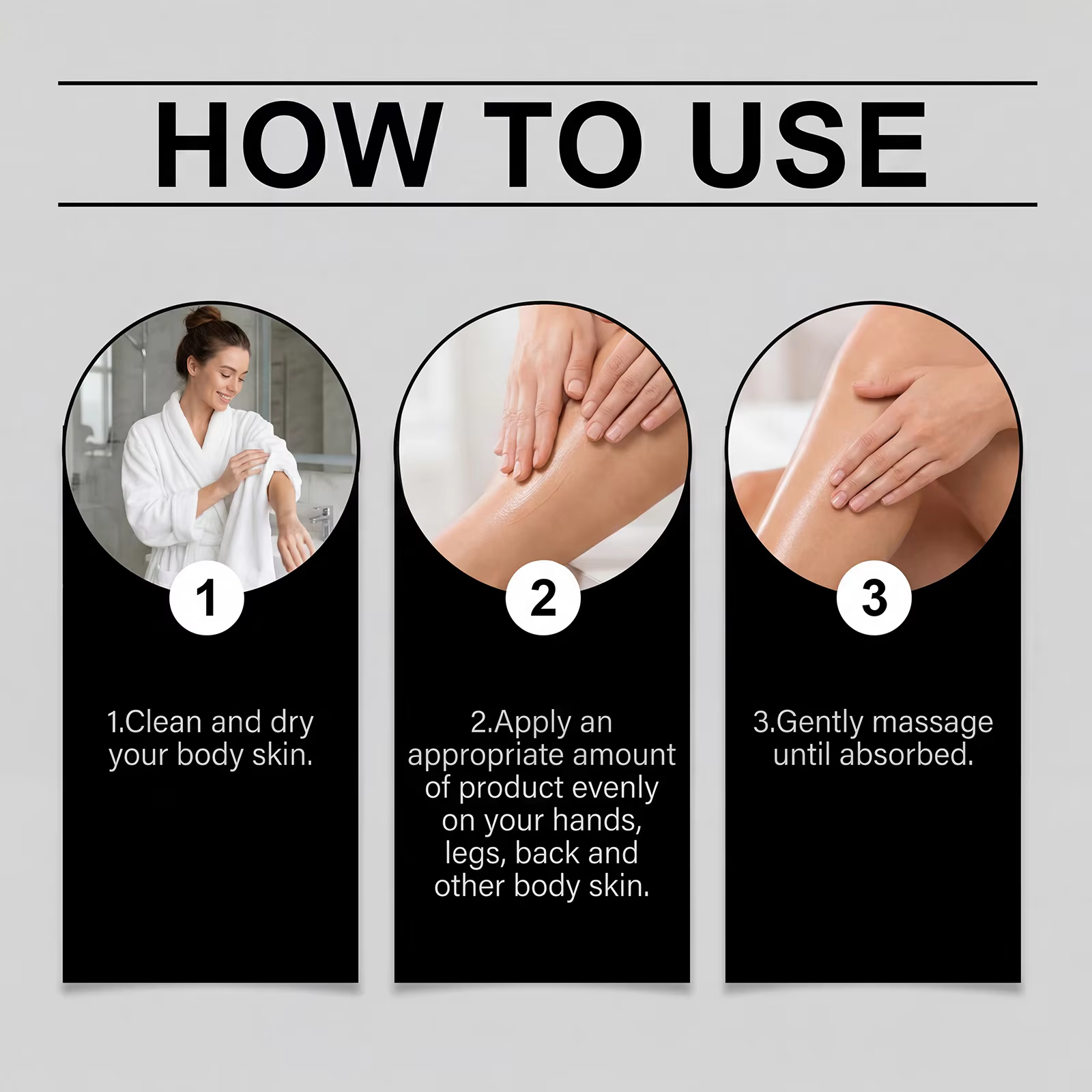 Huile de massage anti-cellulite au collagène pour l'abdomen et les cuisses