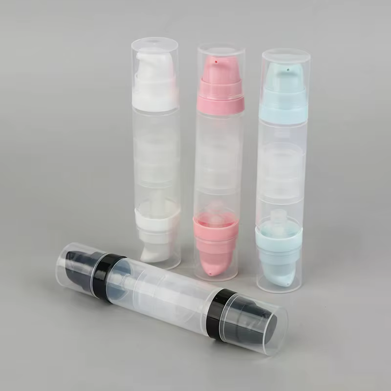 Bouteille de pulvérisation/Lotion à Double tête à pression sous vide