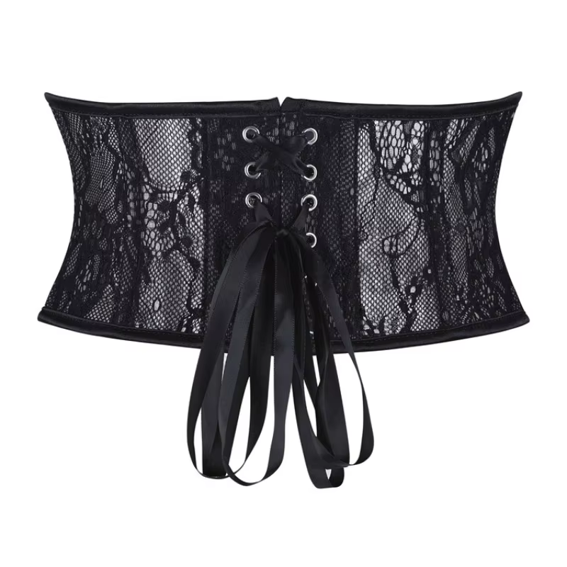 Corsets en dentelle sexy, bustiers amincissants sous-poitrine, hauts de corset pour femme, corsets steampunk à lacets
