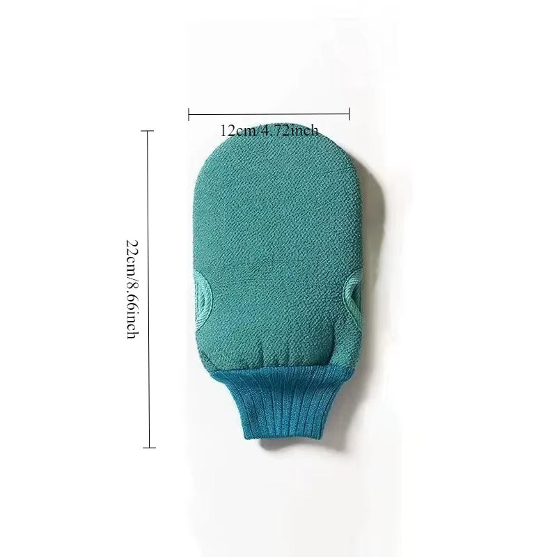 Gants exfoliants pour peaux mortes