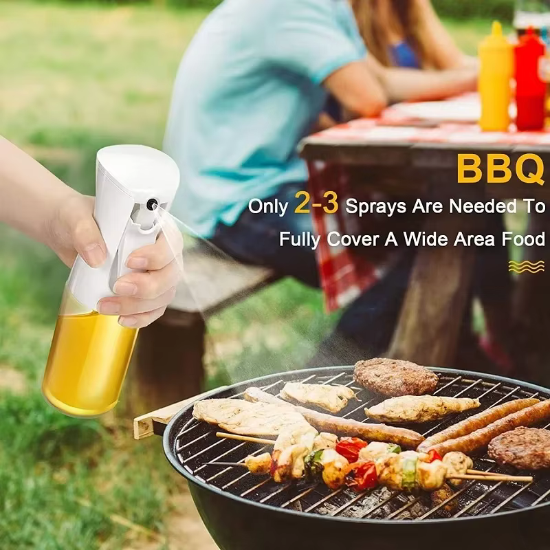Bouteille pulvérisateur d'huile pour cuisine, camping, plage, huile d'olive, cuisson, vinaigre, sauce soja